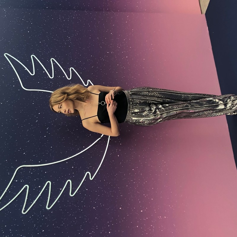 a close up of Cristiana Capotondis face