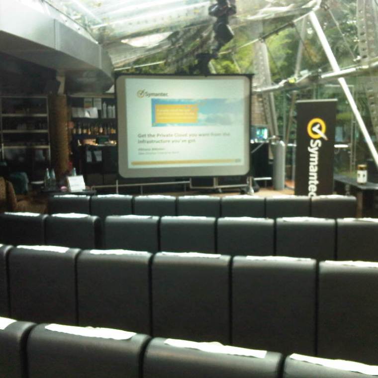 a store front at day